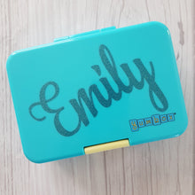 Yumbox Mini or Munchi Single Name Personalised Decal - Midi 4" / 10cm Customised Label