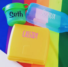 Mini 3" / 8cm Single Name Personalised Decal - Customised Label