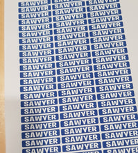 Mini Personalised Pencil Stickers - Back to School Labels x 60