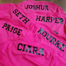 Extra Large Iron-On Name Decal - Fully Customisable - Personalised Heat Transfer - Suit Adult Shirt (9")