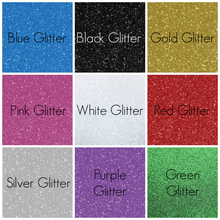 Glitter Lunchbag DIY Iron-On Name Decal - Fully Customisable - Personalised Glitter Heat Transfer 5" School Lunch