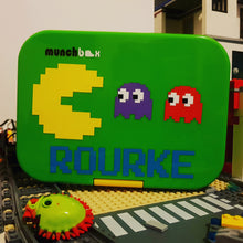 Pacman Retro Arcade & Name - Laptop or Lunchbox Decal Sticker