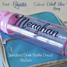 Medium 5" / 12cm Single Name Personalised Decal - Customised Label