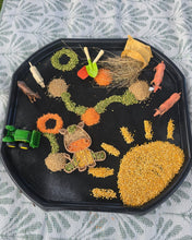 Horse Sensory Tray - Farm Animal Nature Play