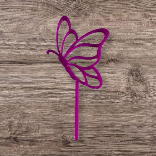 Butterfly Profile Cupcake Topper
