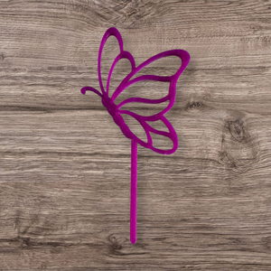 Butterfly Profile Cupcake Topper