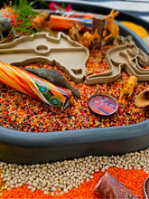 Sensory Tray - Australian Map Aboriginal Flag (Indigenous) - Nature Play