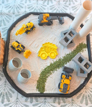 Dump Truck Construction Sensory Tray - Nature Play