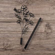 Teacher Gift - Personalised Extendable Plant Stake / Support -  Delicate Bee Flower Design