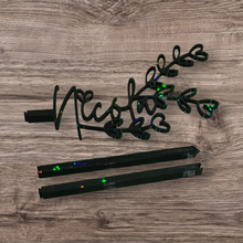 Personalised Extendable Plant Stake / Support - Heart Flower Design - Teacher Gift