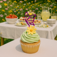 Butterfly Profile Cupcake Topper