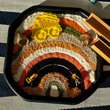 Dump Truck Construction Sensory Tray - Nature Play