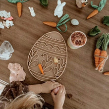 Easter Egg Sensory Tray - Nature Play