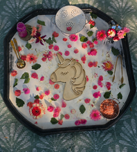 Unicorn Sensory Tray - Nature Play