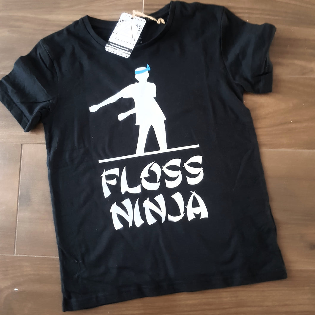 Floss Ninja - Flossing  - DIY Iron-On Decal - Heat Transfer Vinyl (HTV)