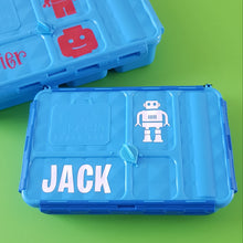 Small Go Green Lunchbox Label Set - Name & Icons - Personalised Label - Mix & Match