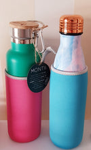 Personalised Slip On Bottle Cooler Cover - 7 colours - Neoprene Bottle Cuddler - Back to School