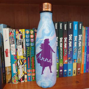 Anna- Frozen 2 - Cutout Shape Personalised Name Decal - Customised Label - Elsa - Back to School