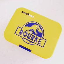 Jurassic World Logo Personalised Name Label - Dinosaur Park Cusom Lunchbox Decal Sticker