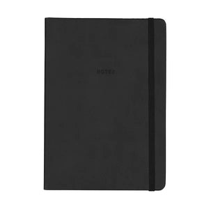 Personalised Notebook - Black A5 Textured Cover