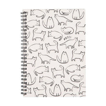 Personalised Notebook - Cartoon Cats Print A5 Book