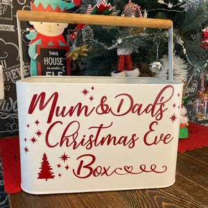 Christmas Eve Box Personalised Sticker - Cusom Decal Label
