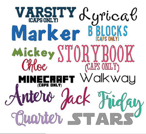 Two Name Lunchbag DIY Iron-On Name Decal - Fully Customisable - Personalised Heat Transfer 5" School Lunch
