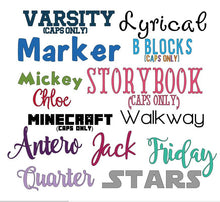 Glitter Lunchbag DIY Iron-On Name Decal - Fully Customisable - Personalised Glitter Heat Transfer 5" School Lunch