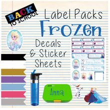 Frozen - Back to School Sticker & Decal Pack