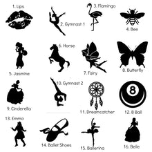 Small Silhouette Adhesive Vinyl Icon Sticker - 3"/ 7cm