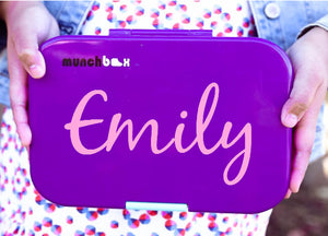 Large 6" / 15cm Single Name Personalised Decal - Customised Label - Back to School