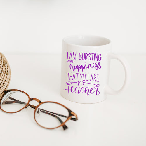 Teacher Gift Decal - Bursting with happiness - 3