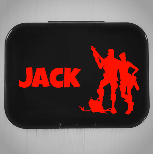 Fortnite Victory Stompers & Name Lunchbox Laptop Decal Sticker