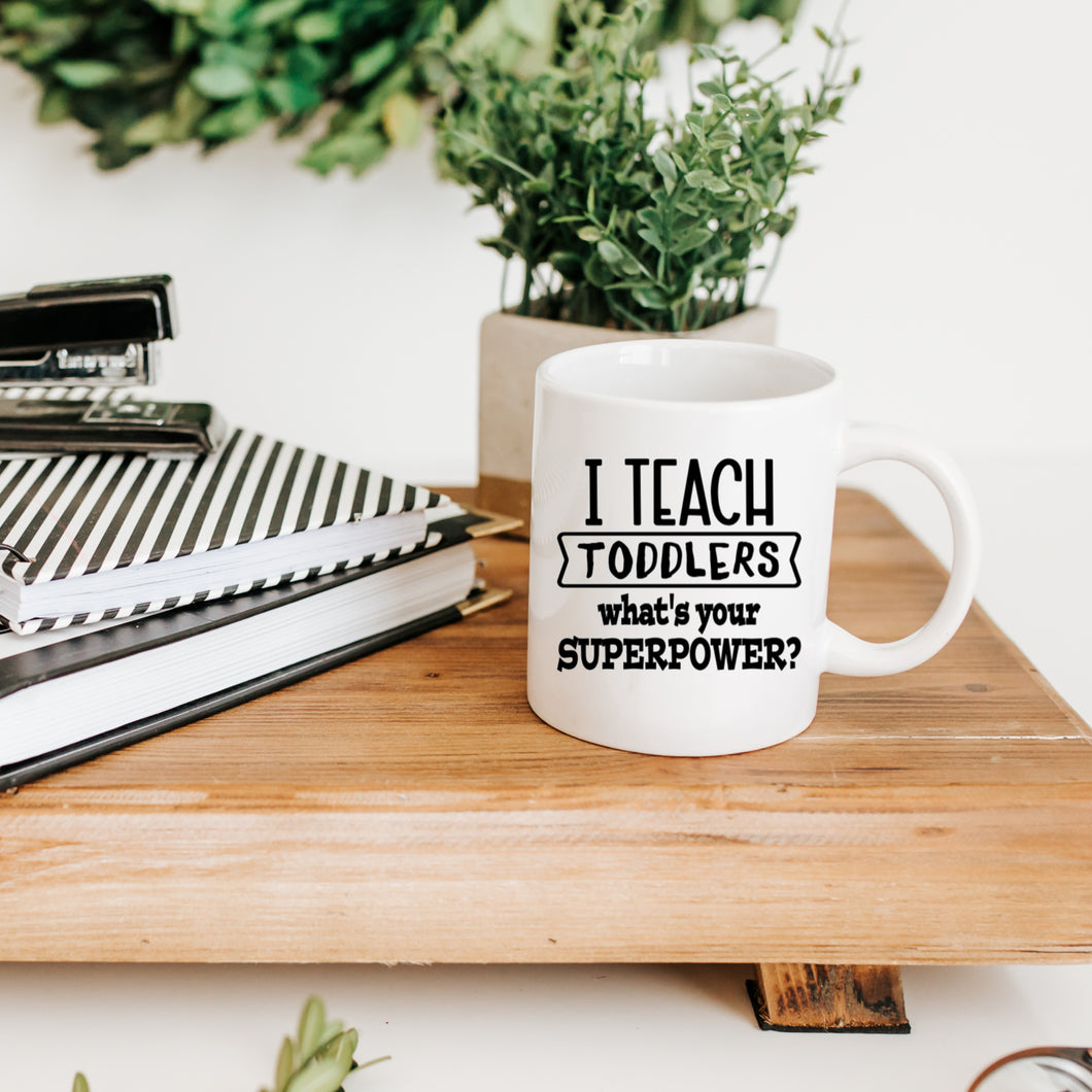 Teacher Gift Decal - Toddler Teacher Superpowers  - 3