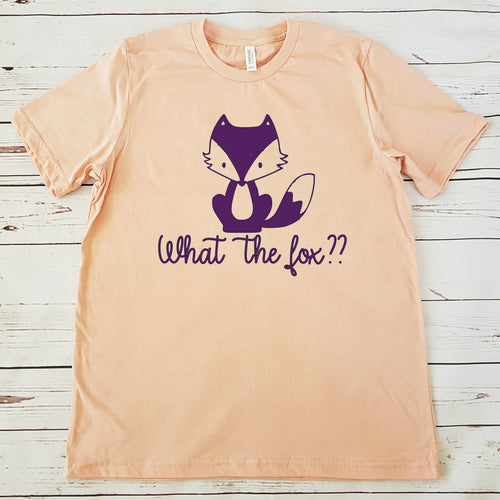 What the fox?  - DIY Iron-On Decal - Heat Transfer Vinyl (HTV)